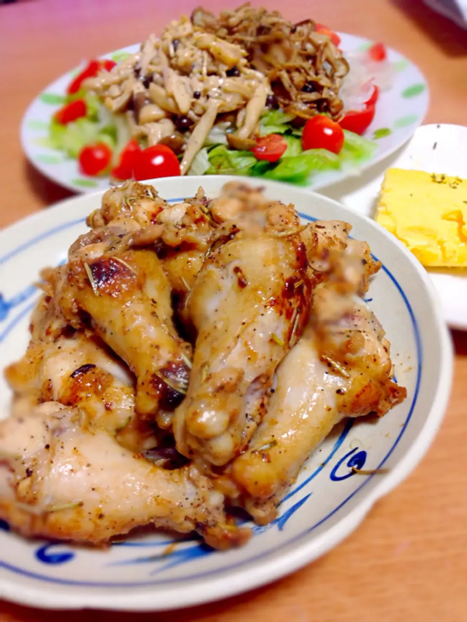 鳥のローズマリー焼き|とラさん