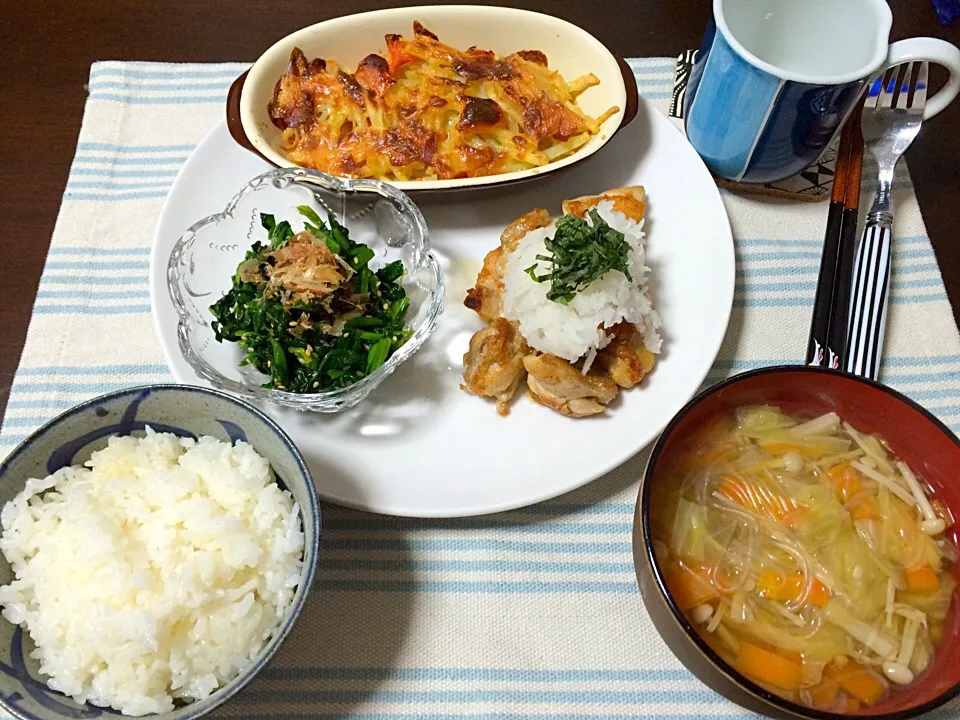 Snapdishの料理写真:おうちごはん★夜ご飯|★ミカン★さん