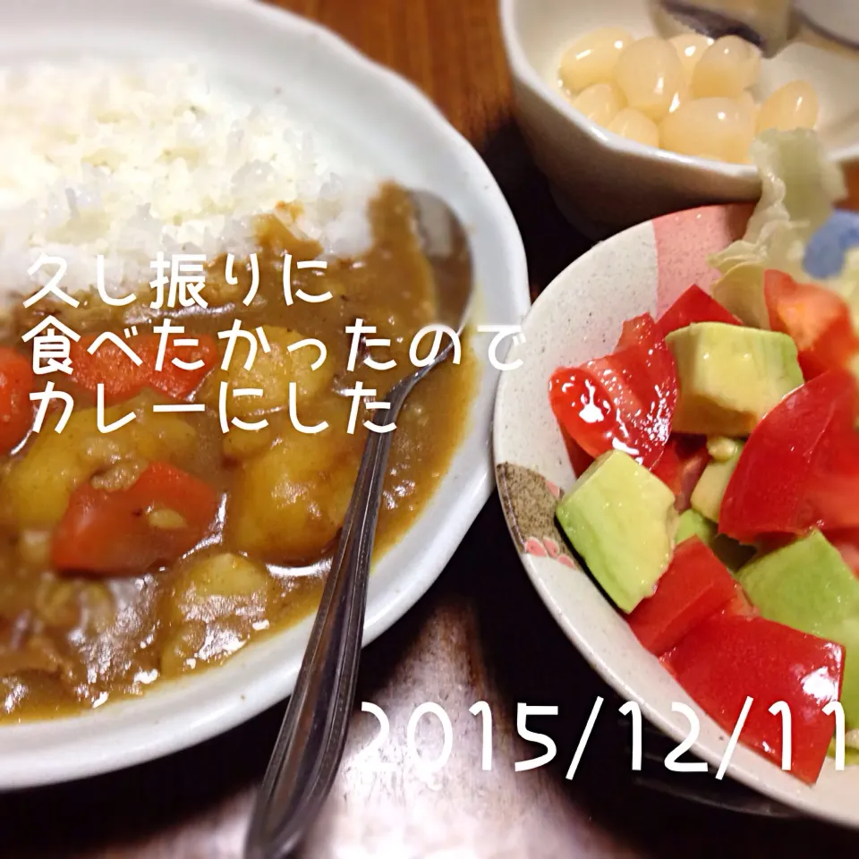 2015/12/11晩御飯|くろずきんさん