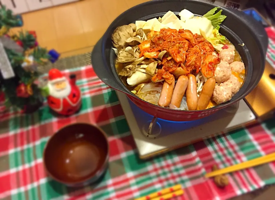 Snapdishの料理写真:今夜はキムチ鍋|まりあんさん