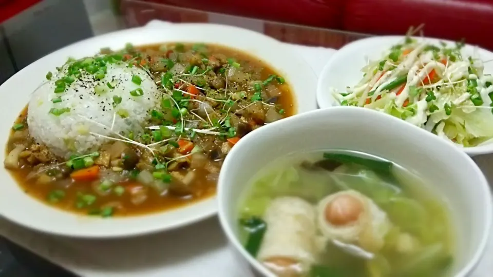 生姜ﾀｯﾌﾟﾘ野菜ｶﾚｰ
の晩ごはん✨|kaz(*･ω･)さん