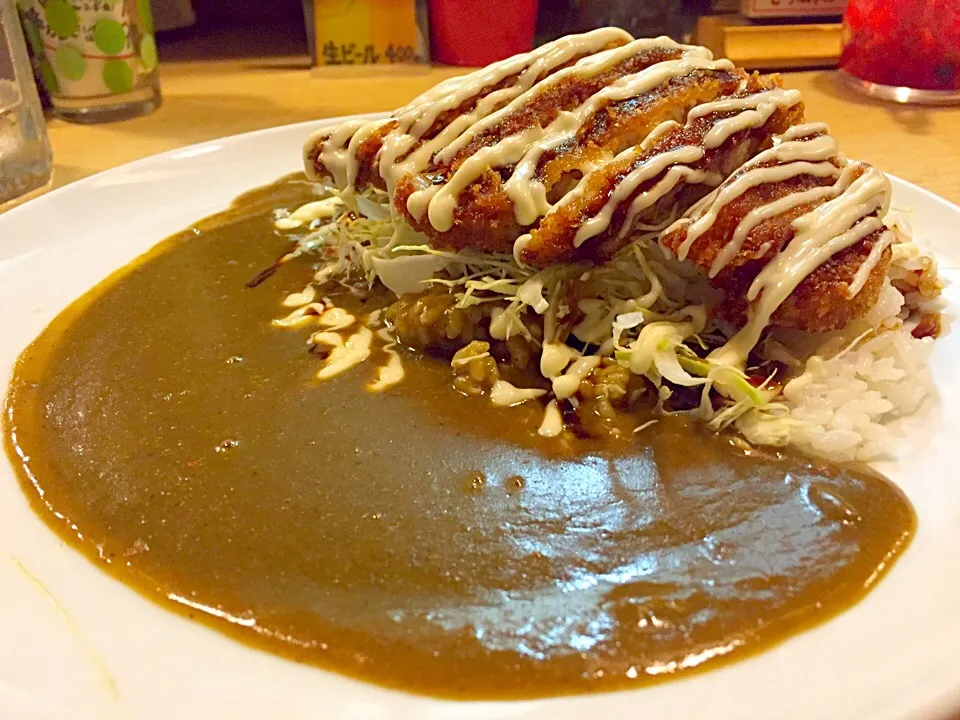 久しぶりにカツ丼カレーで腹を満たす🎌このカツ丼カレー好きなのよ😄|にゃあ（芸名）さん