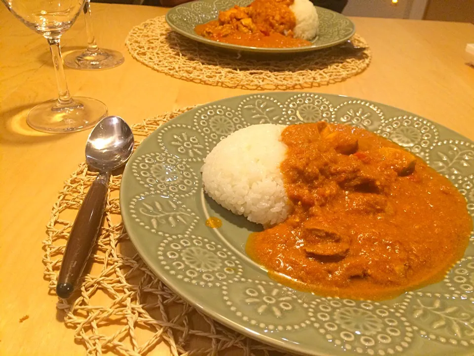 バターチキンカレー|ぴっぱーさん