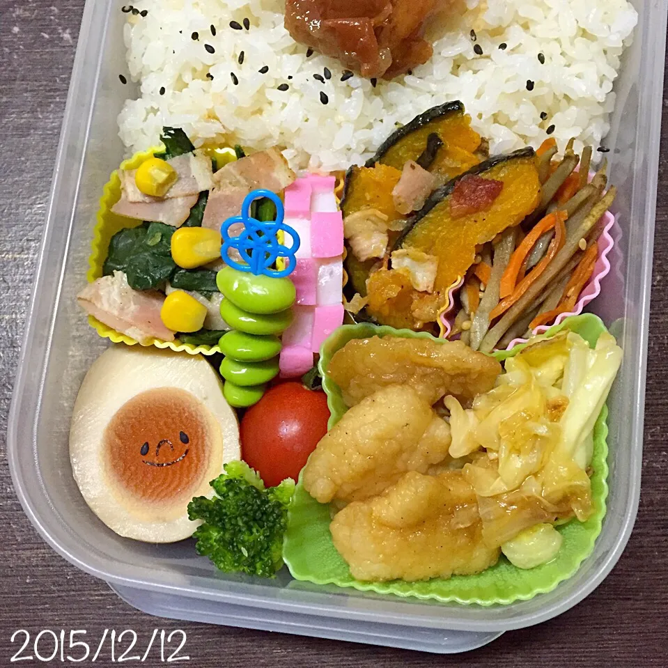 Snapdishの料理写真:12/12お弁当⚘ᗾᐝ|ふくろう女子さん