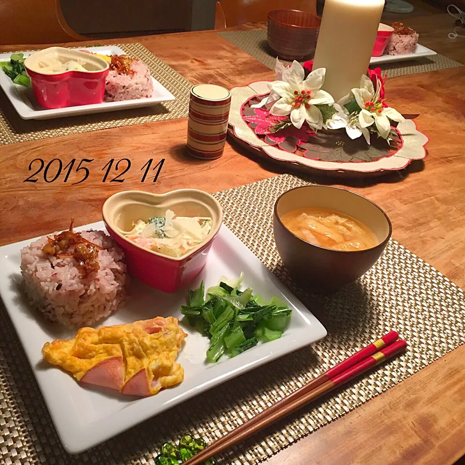 朝ごはん 2015・12・11|ローゼルさん