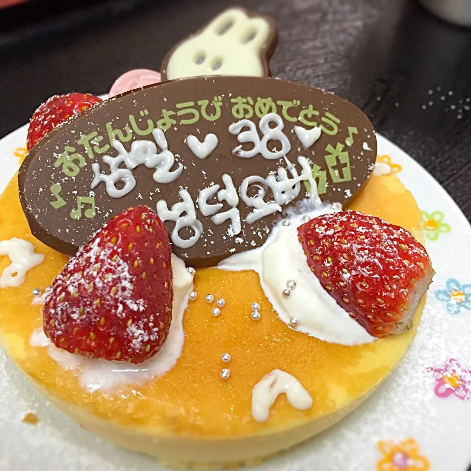 🎂남편 생일〜 旦那様お誕生日♡
#생일 #cake #誕生日 #ケーキ #チーズケーキ|아 즈 ♡さん