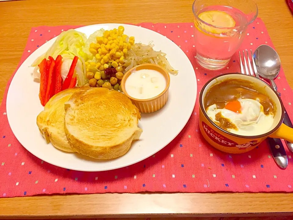 Snapdishの料理写真:今日の朝ごはん|あんくママさん