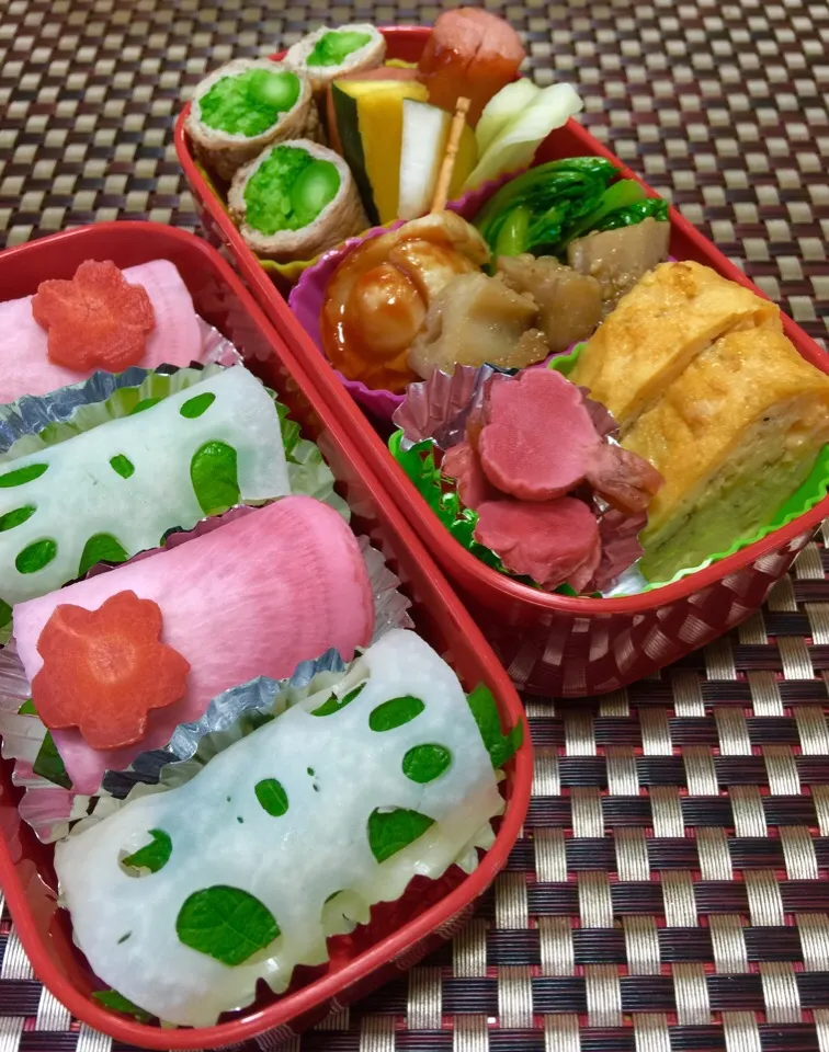 Snapdishの料理写真:☀娘お弁当️🍱🎀|keikoさん