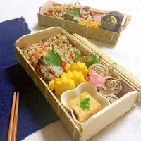 Snapdishの料理写真:◎ パパとわたしのお弁当 ◎|りこさん