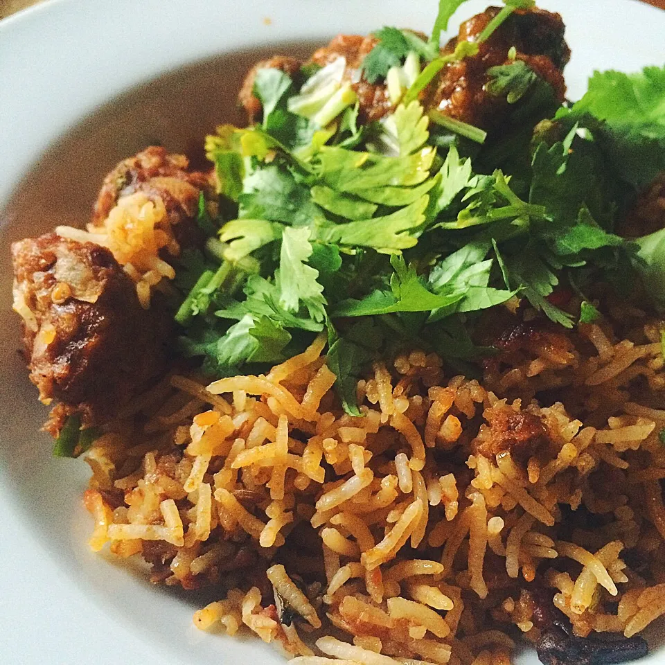 CHICKEN BIRYANI🐔🐔
今日はライブ！私のビリヤニも販売しますーす！|yo-chiさん