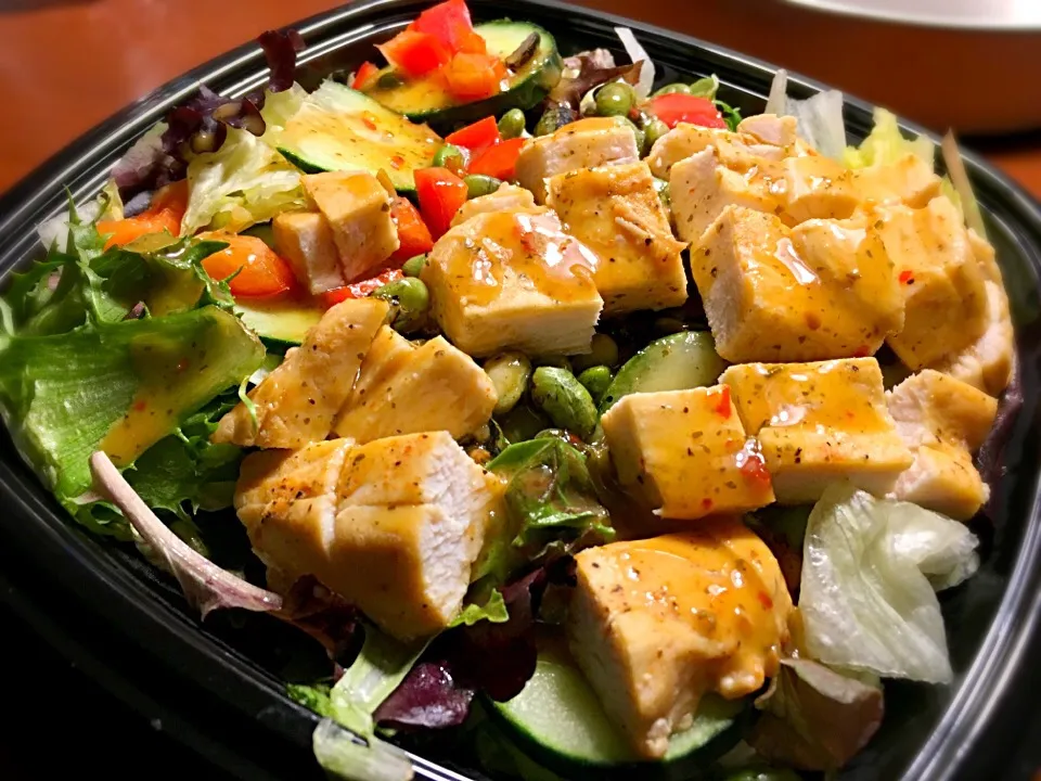 Asian Cashew Chicken Salad|chan mitsuさん