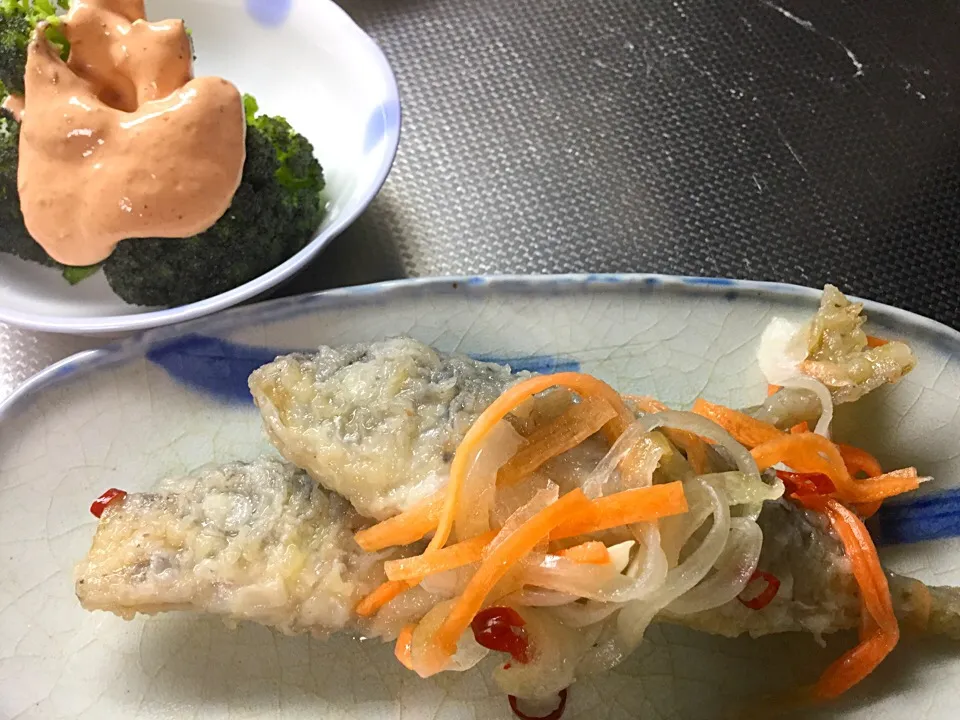 Snapdishの料理写真:鯵の南蛮漬けｖ（＾＿＾ｖ）♪|Naoko Kotaniさん