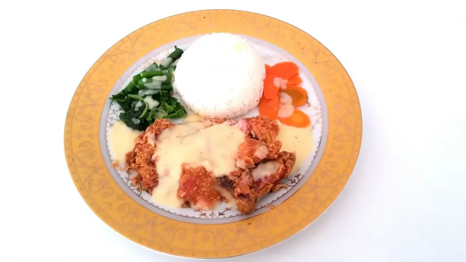 Fried Chicken with cheese sauces|jennyさん