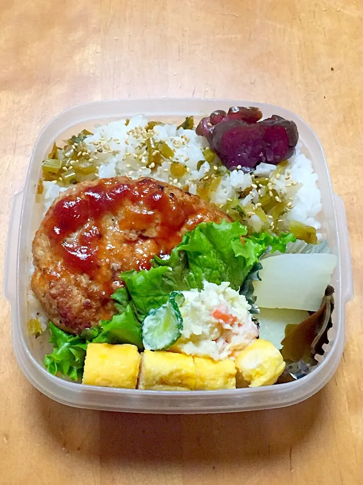 Snapdishの料理写真:豆腐ハンバーグ弁当(*^^*)|sachiさん