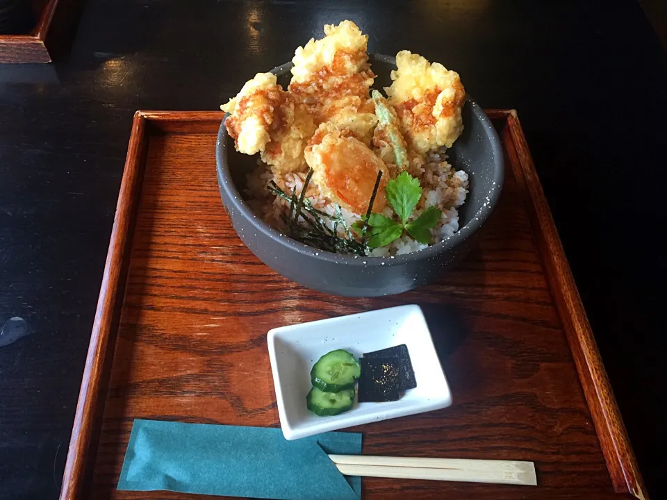 鳥天丼@京都|Sachiyo Hatanoさん