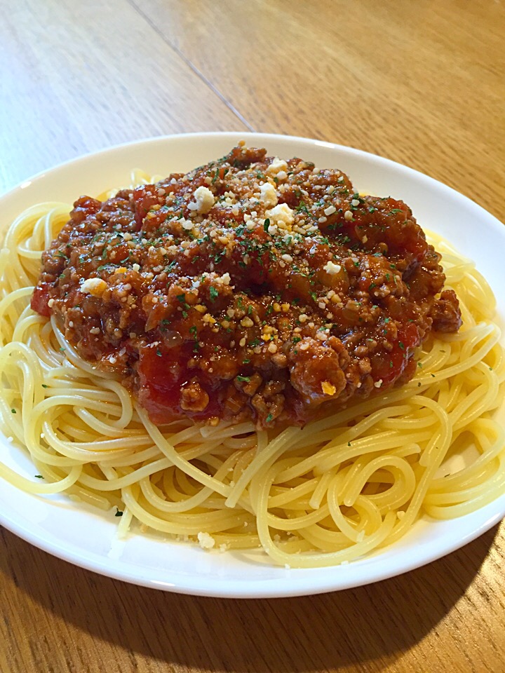 リメイク  ビーフシチューミートソース🍝