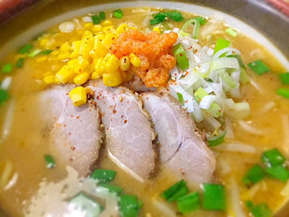 上州味噌ラーメン チャーシュートッピング★|RIEママさん