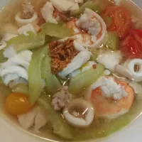 Mixed Seafood wif Mince Pork|Jennifer Yapさん