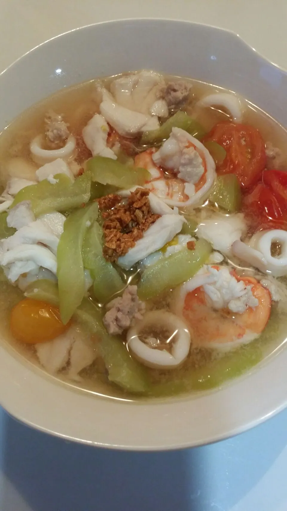 Mixed Seafood wif Mince Pork|Jennifer Yapさん