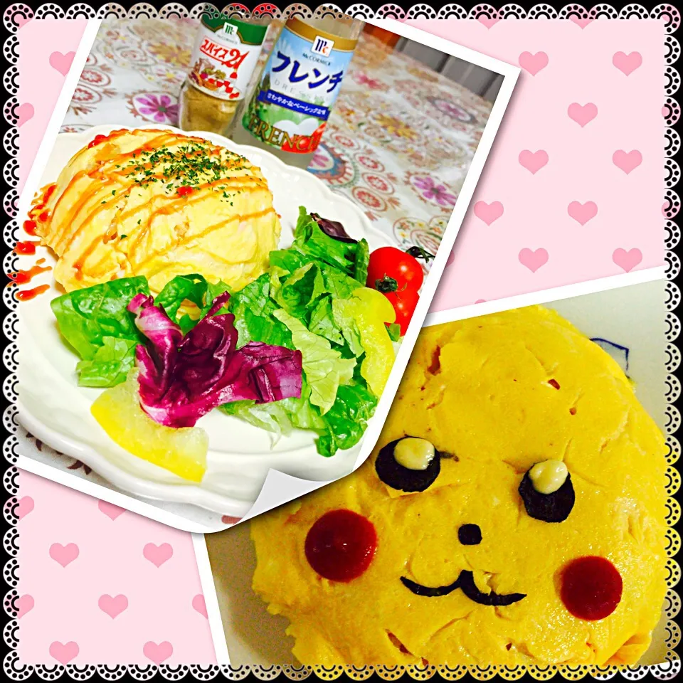 我が家の定番🎵オムライス😋😋😋|いしくん。（たまご王子🥚🐣🐥🐔）さん