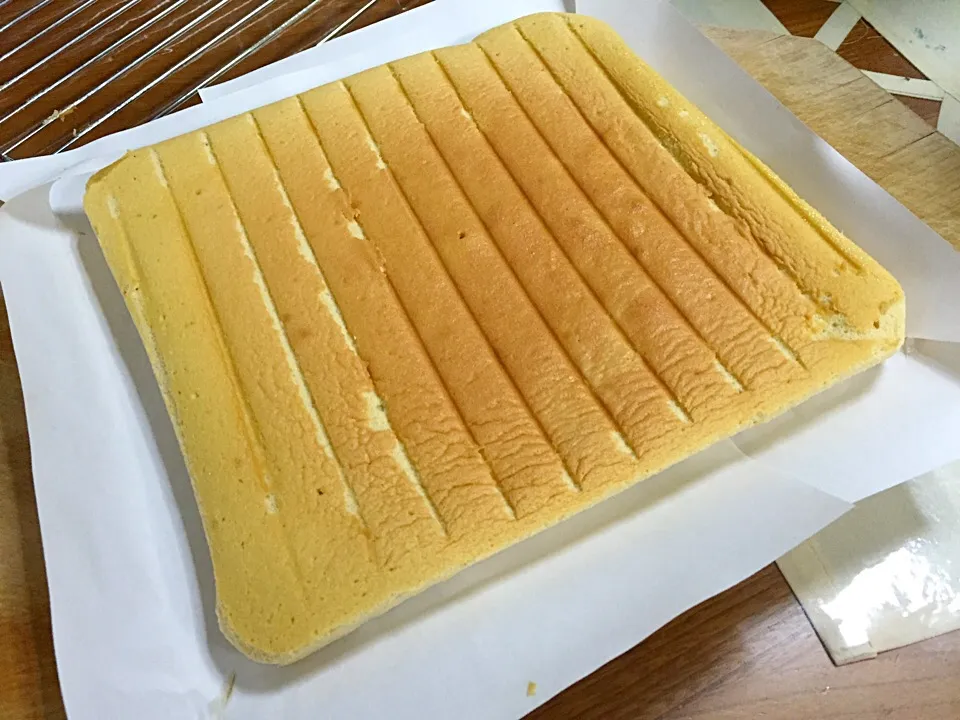 Snapdishの料理写真:ふわふわスポンジケーキ♪|なちこさん