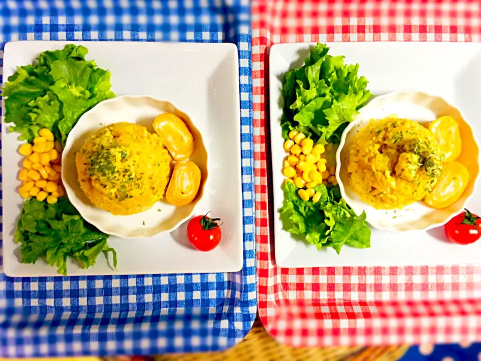 ササミと白菜のカレーピラフ
たまご焼き|愛さん