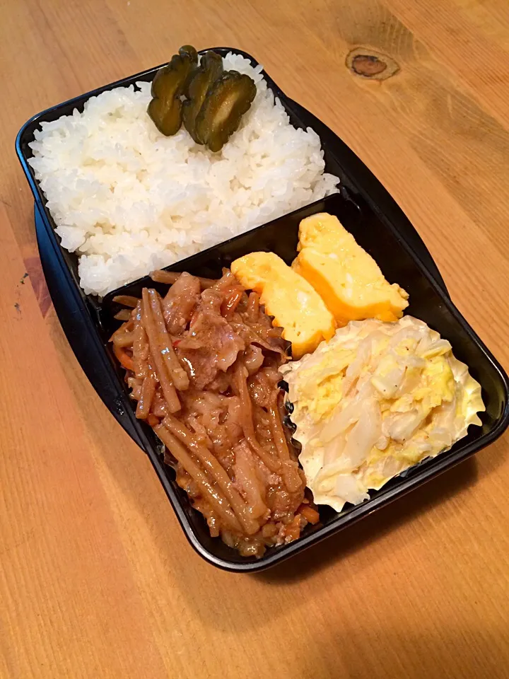 牛肉とごぼうのきんぴら炒め弁当🍱|meyou..さん