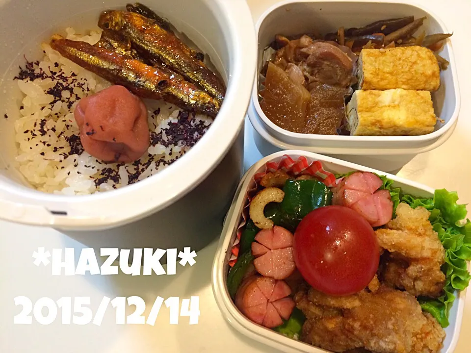 12月14日(月) 高校生息子弁当🍱🍱|Hazukiさん