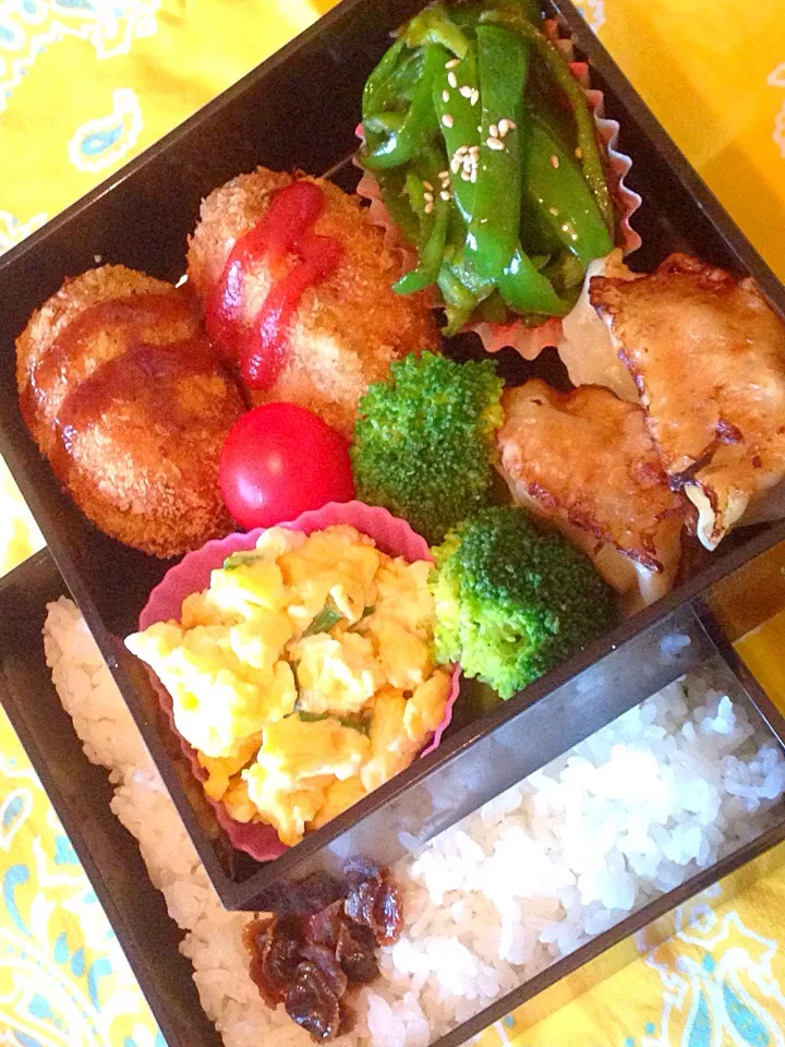 里芋コロッケ弁当(*^_^*)|愛ママさん