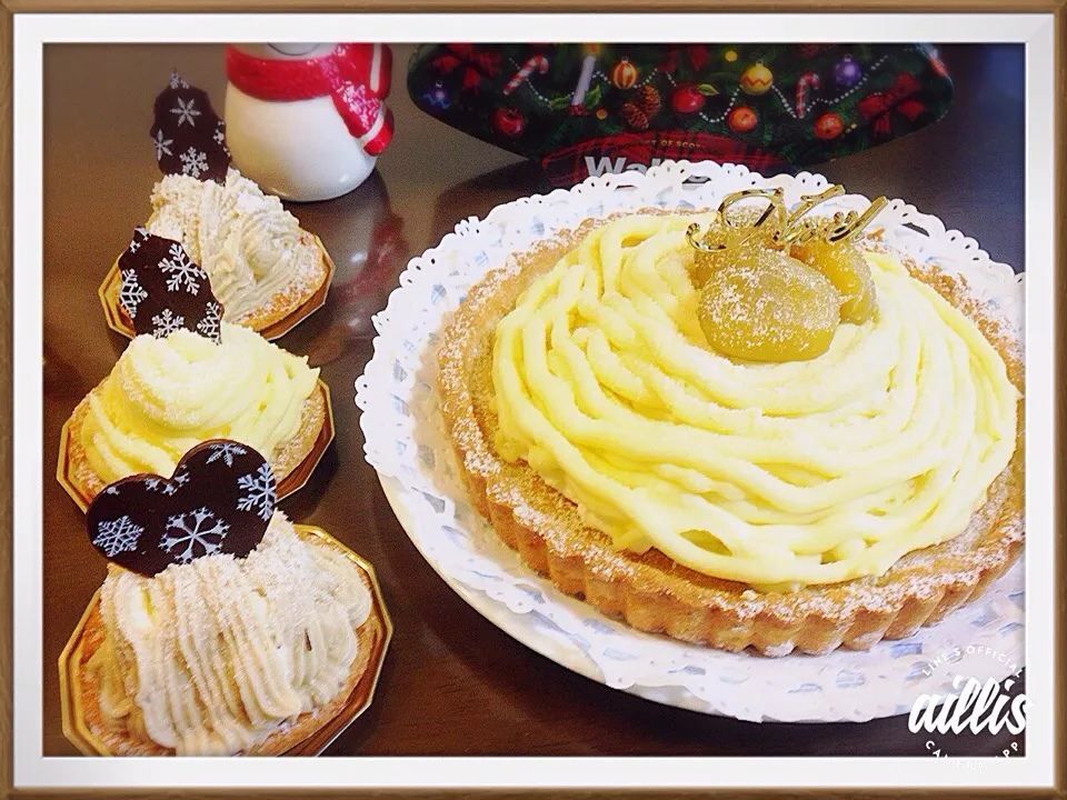 ゆりえさんの料理 簡単！万能さつまいもクリーム 〜お菓子やパンに〜🎵モンブランタルト🎵|とんちんさん