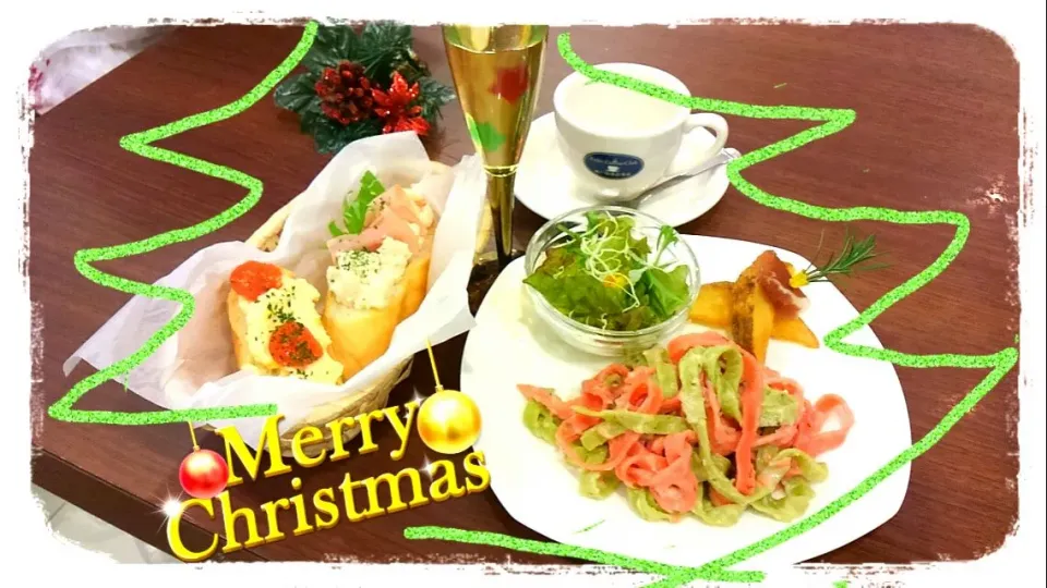 Xmasパスタ(*ˊ˘ˋ*)♪|石川ティハルさん