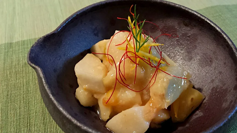 里芋のゆず味噌煮  自分でリピ|おちゃわんさん