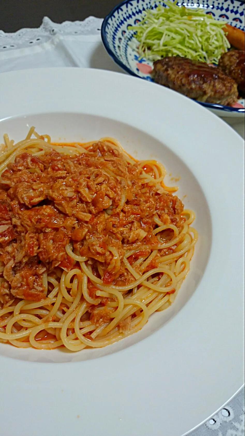 ツナのトマトソースパスタ|ゆきりん。さん