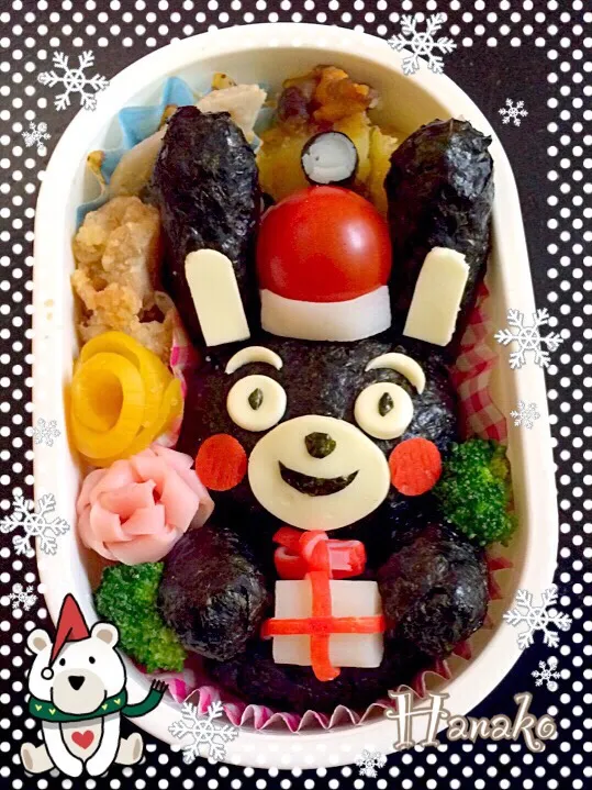 真っ黒ウサギ…うさモン弁当。（≧∇≦）|hanakoさん