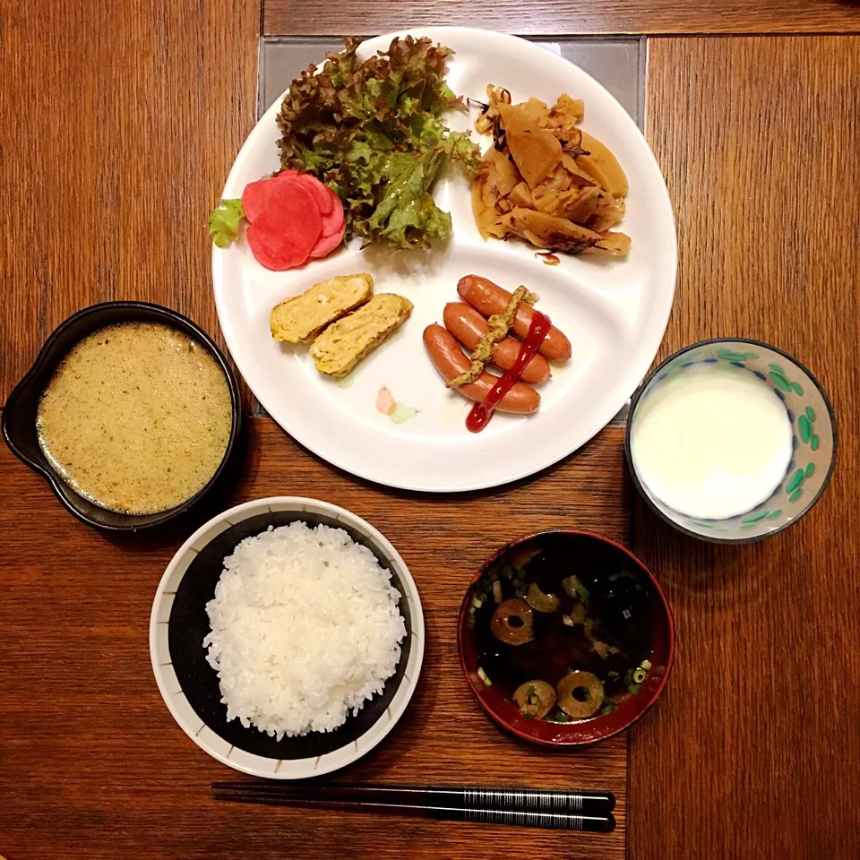 Snapdishの料理写真:主人の朝ごはん❤︎|Makinsさん