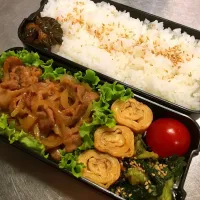 Snapdishの料理写真:旦那の弁当|みやままさん