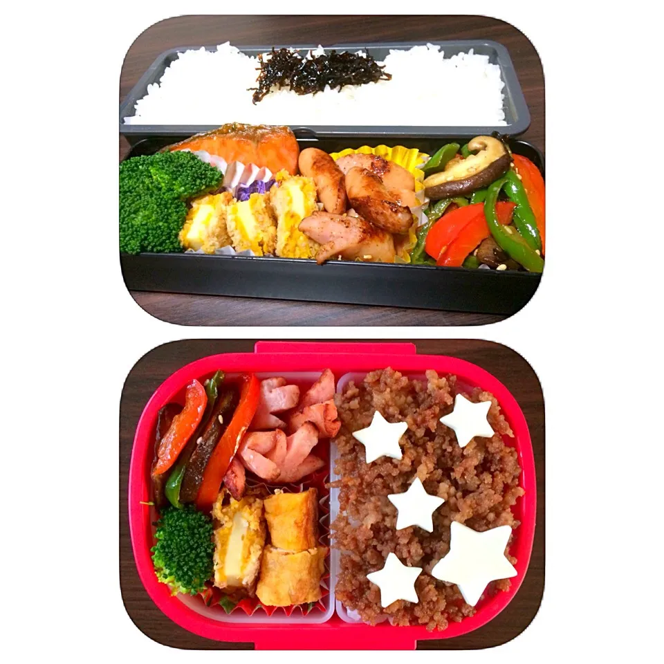 12/15  パパと息子のお弁当|いはらさん