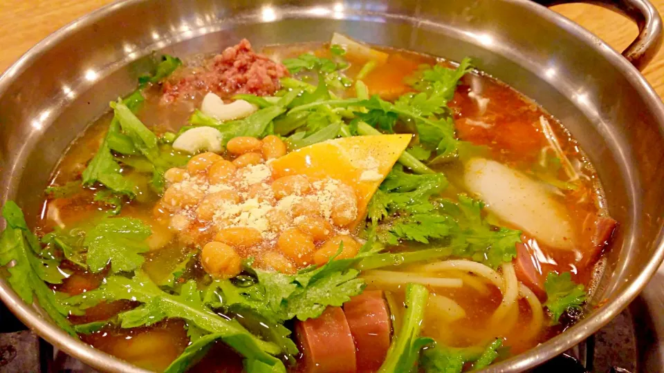 부대찌개. #부대찌개 #라면사리|Parkさん