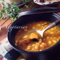 Snapdishの料理写真:Porotos  ポロトス（南米チリの豆スープ）