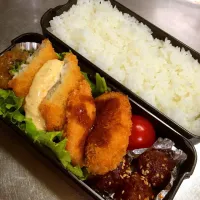 Snapdishの料理写真:旦那の弁当|みやままさん