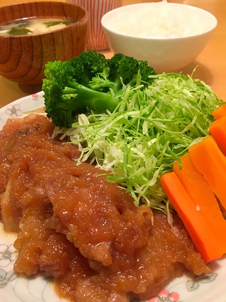 生姜焼き定食|なかしまごはんさん