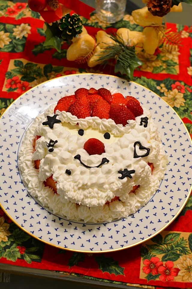 サンタのクリスマスケーキ🎅🏼🎂🎅🏼|💖 ジジ 💖さん