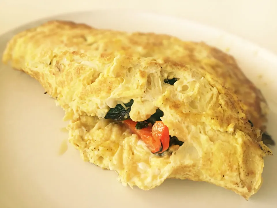 Spanish Omelette (red peppers, spinach and potato)|Sergio Lacuevaさん