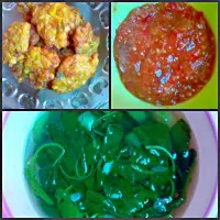 This is simple menu but very impressive and a lot of memories at home :) 《perkedel jagung+sambal trasi+sayur bening》 
#💕❤cooking#misshome#family ☺☺☺|Ayu Cheryaさん