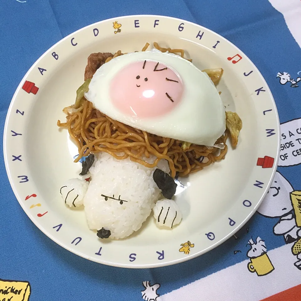 デコ焼きそば スヌーピー|namimoさん