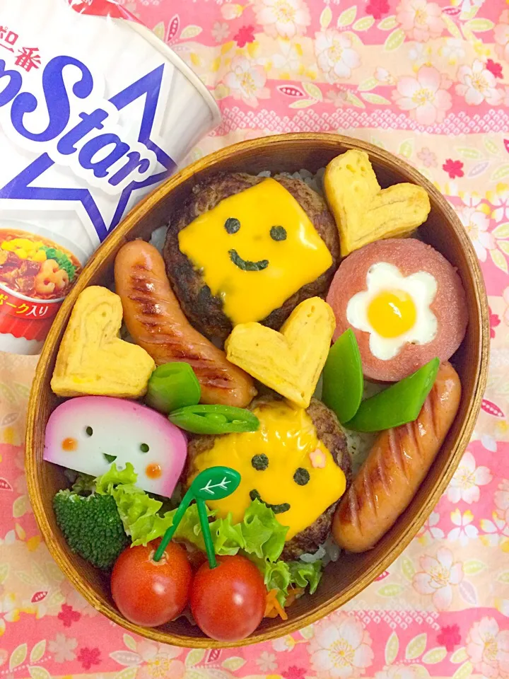 Snapdishの料理写真:今日の息子のお弁当2015/12/16|ミホさん