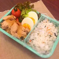 チキンと卵で❀親子サラダ弁当|yucha❁さん