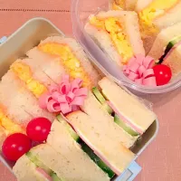 ふわふわ手作りパンでサンドイッチ( *´艸｀)|MegBerさん