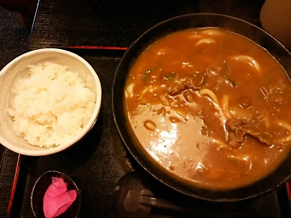 Snapdishの料理写真:カレーうどん定食|Yuichi Sakaiさん