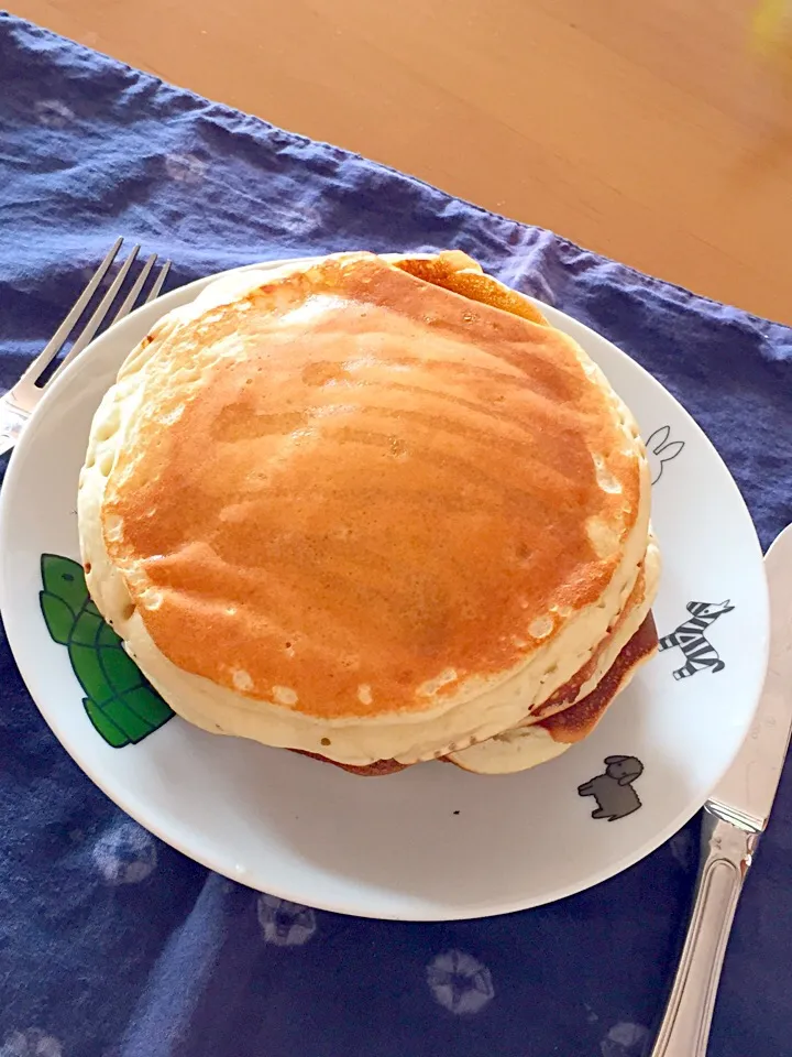 Snapdishの料理写真:Rebeccaさんに教わったパレオパンケーキ|yoshiee mizutaniさん